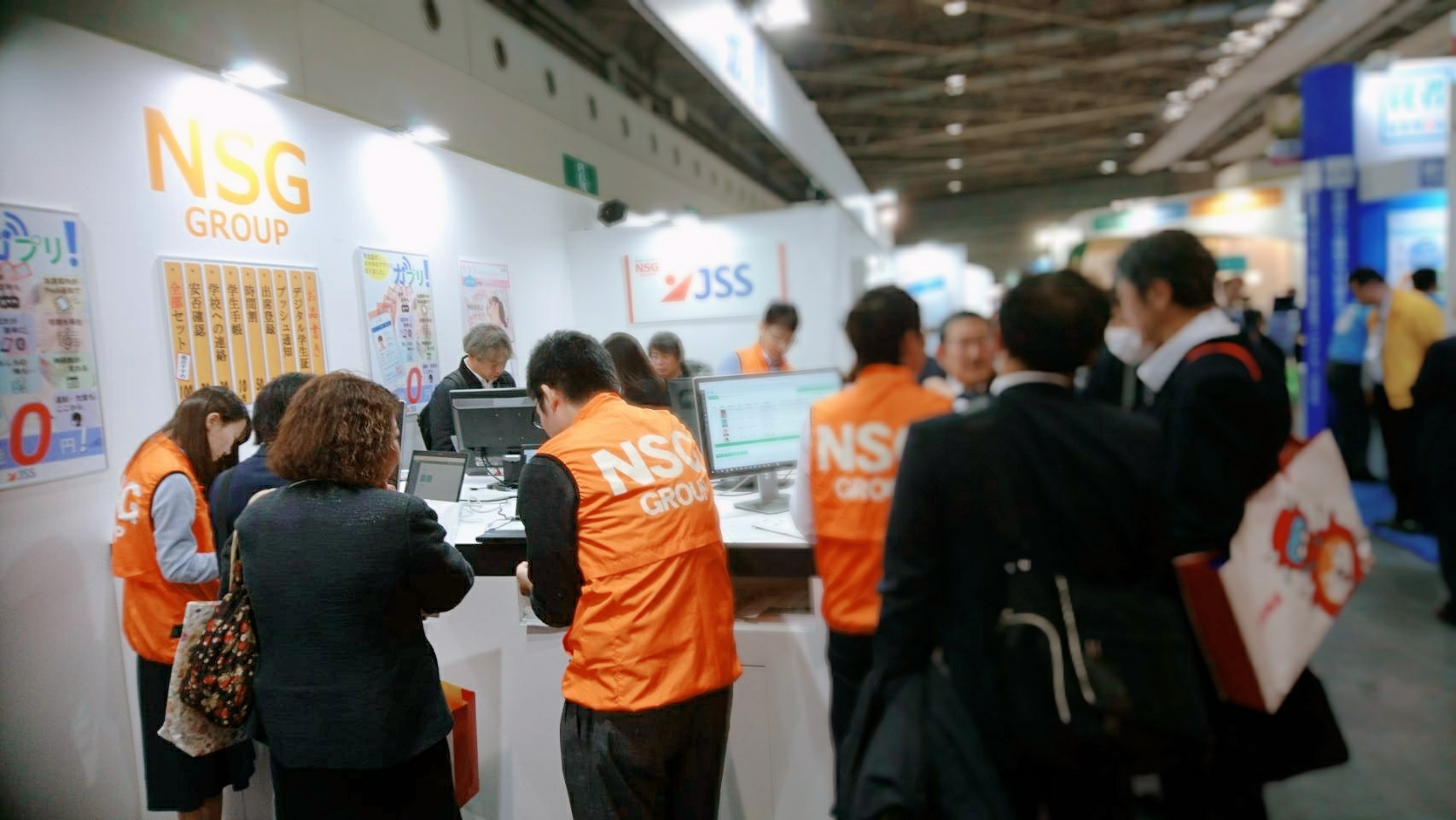 JSSがプリ!ブースの様子